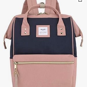 Himawari Back Pack - Navy and Pink